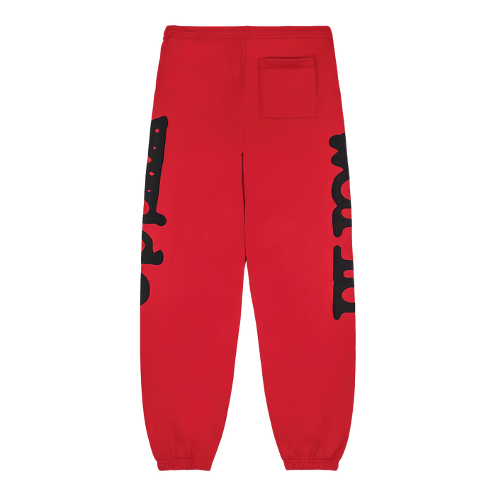 Sp5der Beluga Sweatpants Red