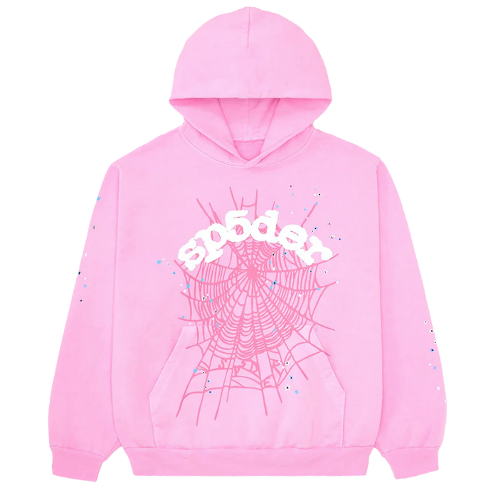 Sp5der OG Web Hoodie Pink  - True to Sole - 1