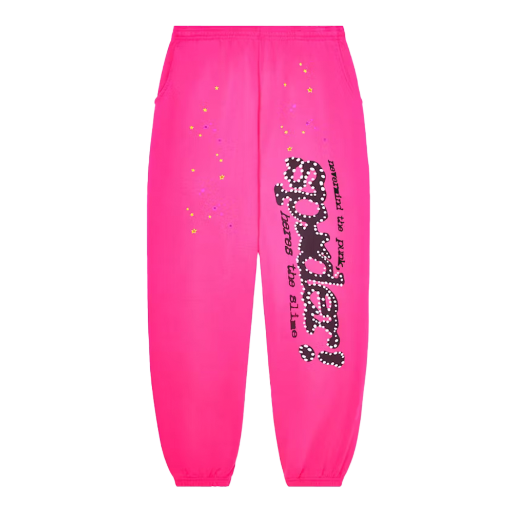 Sp5der P NK V2 Sweatpant Pink True To Sole sp5der-p-nk-v2-sweatpant-pink-true-to-sole