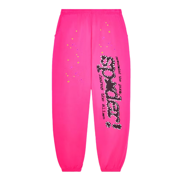 Tour Designer Logo Sorella Girls Tour Sweatpants Sp5der P*NK V2