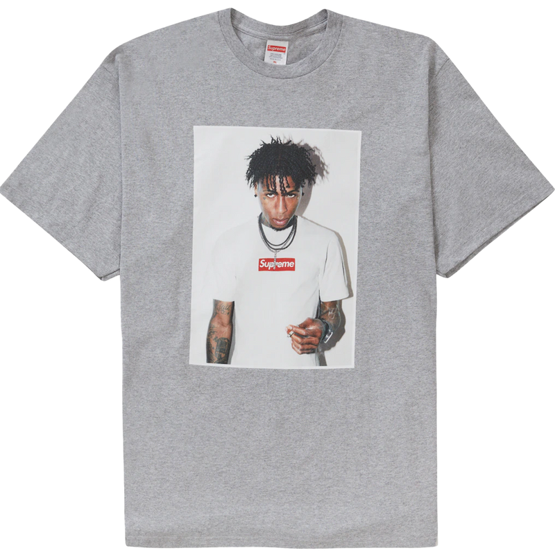 Supreme 2025 tee grey