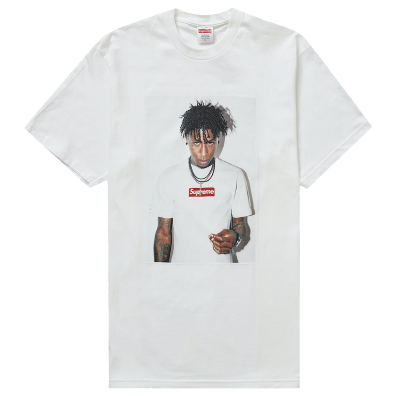 Supreme NBA Youngboy Tee White  - True to Sole-1