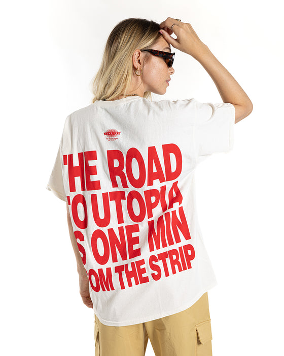 Travis Scott Road To Utopia Las Vegas Always Bet On Jack T-Shirt Off White