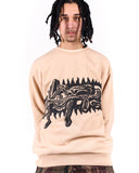 Travis Scott Utopia A3 Crewneck Light Brown-True to Sole