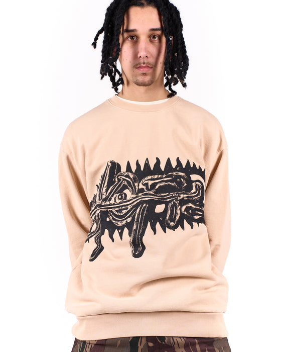 Travis Scott Utopia A3 Crewneck Light Brown-True to Sole