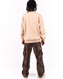 Travis Scott Utopia A3 Crewneck Light Brown-True to Sole