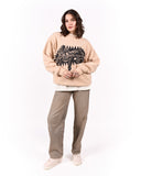 Travis Scott Utopia A3 Crewneck Light Brown-True to Sole