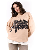 Travis Scott Utopia A3 Crewneck Light Brown-True to Sole