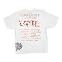 Tricou Travis Scott Utopia Euro Tour Skitzo Circus Maximus Alb