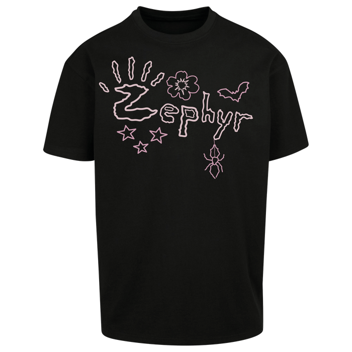 Zephyr x True to Sole Hands Tee Black/Pink True to Sole - 1