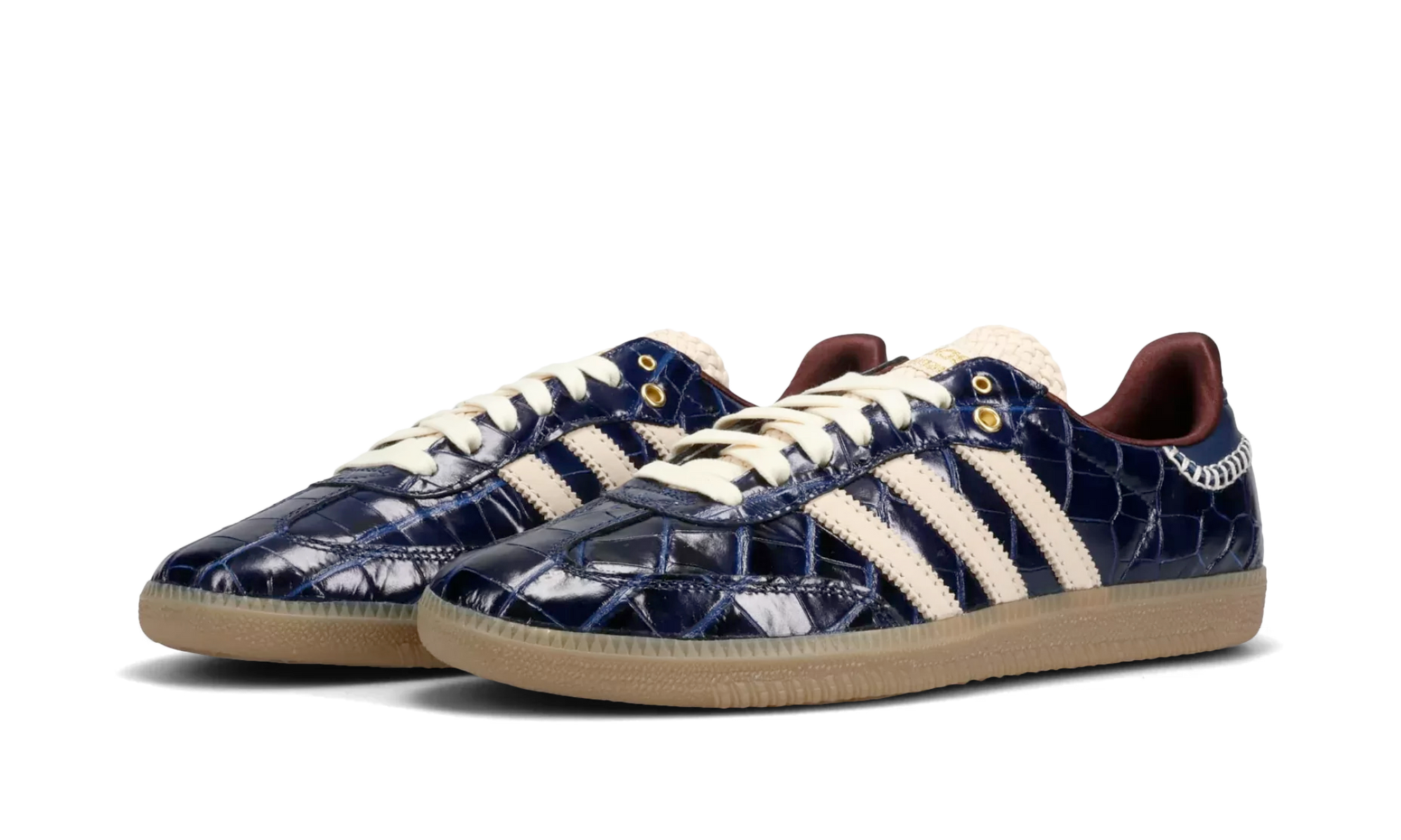 adidas Samba Wales Bonner Navy Croc (JH9825) - True to Sole
