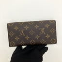 Louis Vuitton Orange Monogram Emilie Wallet | Pre-Loved