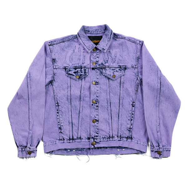 drew house Purple Secret Trucker Denim Jacket - True to Sole