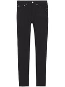 Burberry Mid-Rise Skinny Jeans Black