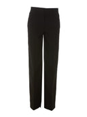 Burberry Split-Hem Tailored Trousers Black