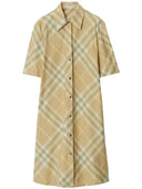 Burberry Check Shirt Dress Beige
