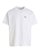 Burberry Crystal EKD Cotton Jersey T-Shirt White