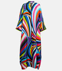 Emilio Pucci Printed Kaftan Dress Multicolour