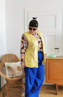 Escada Sport Quilted Vest Yellow