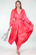 Forte Forte Wrap Dress Granadine Pink