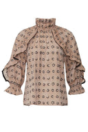 Hofmann Copenhagen Juliette Top Black Print
