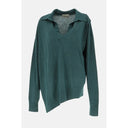 Isabel Marant Giliane Polo-Collar Sweater Green
