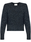 Isabel Marant Baya Wool Sweater Navy Melange