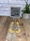 Lola Cruz Luanda Flat Sandals Tan