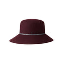 Maison Michel New Kendall Felt Hat Burgundy
