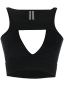 Rick Owens Lido Cutout Bra Top Black