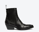 Sartore Studded Western Ankle Boots Black