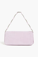By Far Daisy Suede Shoulder Bag Lilac