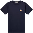 Maison Kitsuné Chillax Fox Patch Classic Tee-Shirt Navy