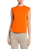 Maison Ullens Sleeveless Knit Top Orange