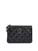 Marc Jacobs The Quilted Softshot Zip Pouch Black