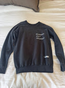 Satisfy Running Cult Member Moth Eaten Crewneck Washed Black