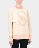 St. John French Terry Logo Sweatshirt Chamomile