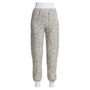 St. John Space-Dyed Tweed Knit Joggers Cream Multi