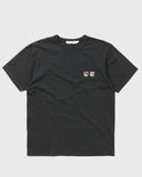 Maison Kitsuné Double Fox Head Patch Classic Tee-Shirt Black