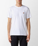 Maison Kitsuné Fox Head Patch Classic Tee-Shirt White