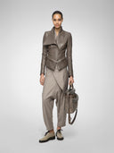 Vespucci Semi Vegetal Leather Jacket Warm Grey