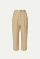 Le Kasha Nabq Linen Pants Beige
