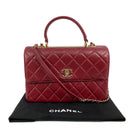Chanel Wine Red Lambskin Trendy CC