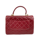 Chanel Wine Red Lambskin Trendy CC