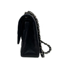 Chanel Navy Lambskin Classic Double Flap Chain Shoulder