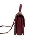 Chanel Wine Red Lambskin Trendy CC