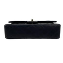 Chanel Navy Lambskin Classic Double Flap Chain Shoulder