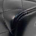 Chanel Black Lambskin CC Chain Vanity Case