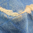 Chanel Blue Denim Flap Maxi Shoulder