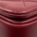 Chanel Wine Red Lambskin Trendy CC
